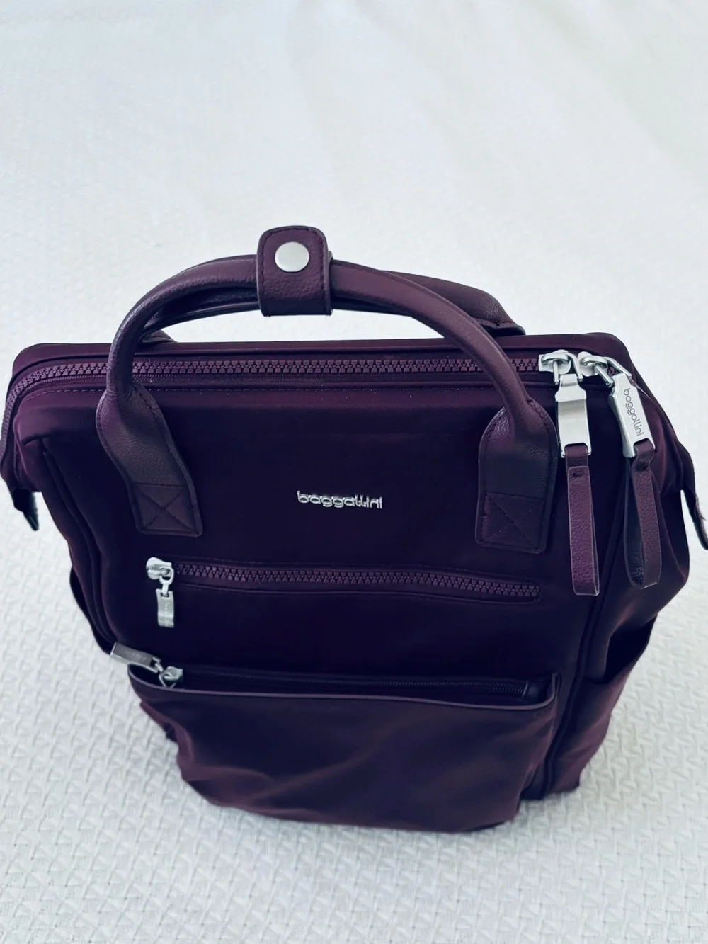Baggallini Plum Travel Backpack